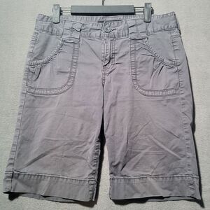 Calvin Klein Outdoor Shorts Bermuda Length Gray Women's Size 8